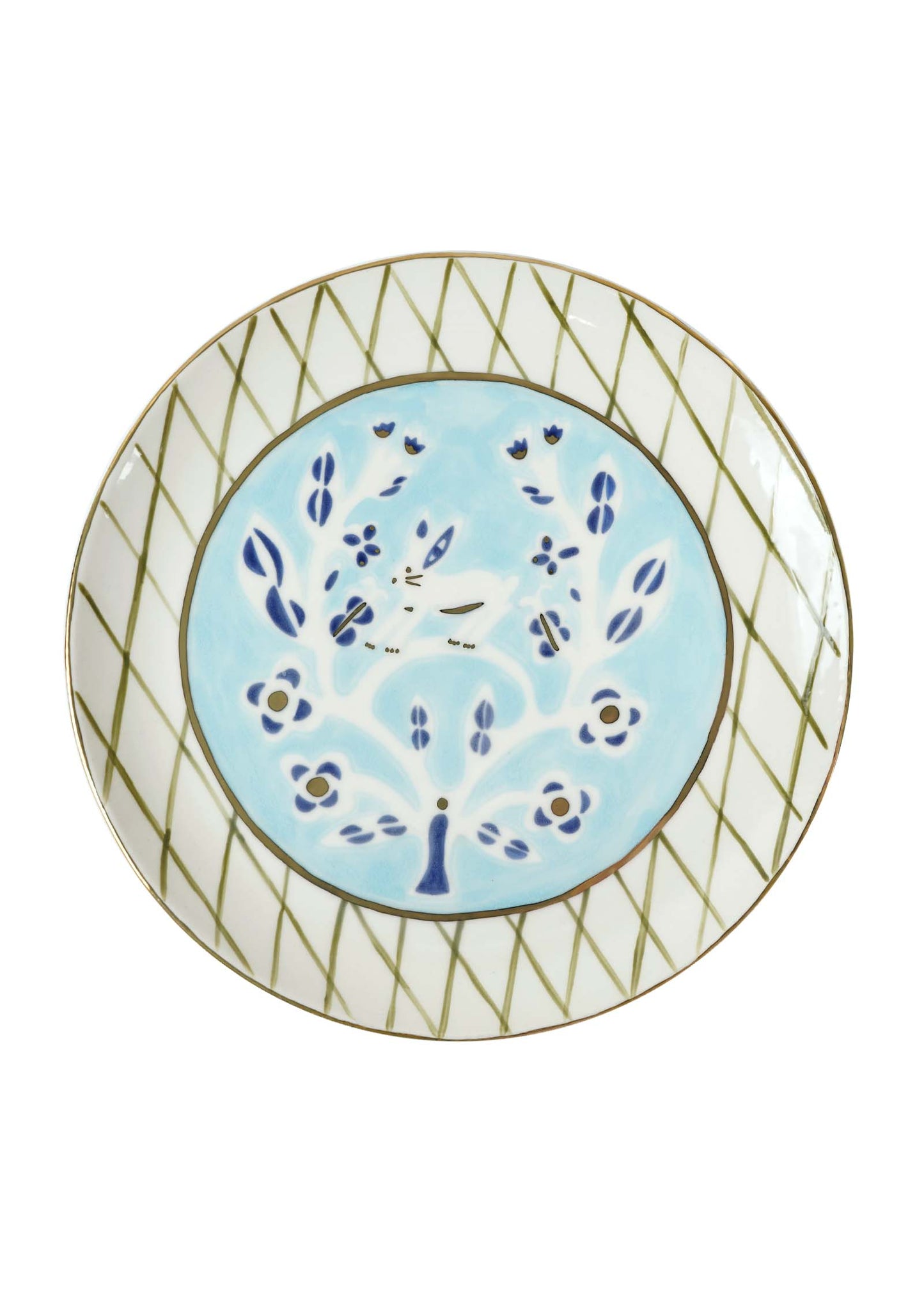 “Vytynanka” Plate with a Hare