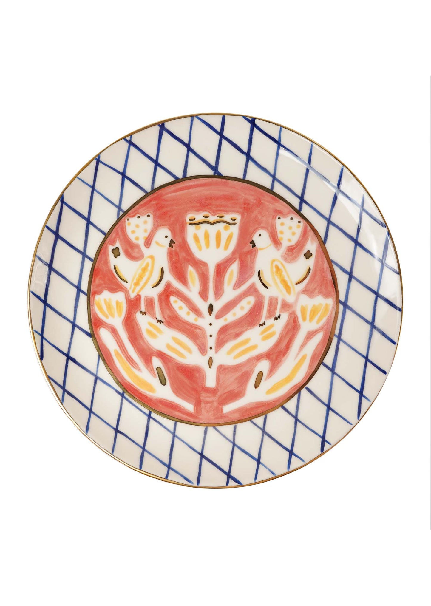 “Vytynanka” Plate with Birds