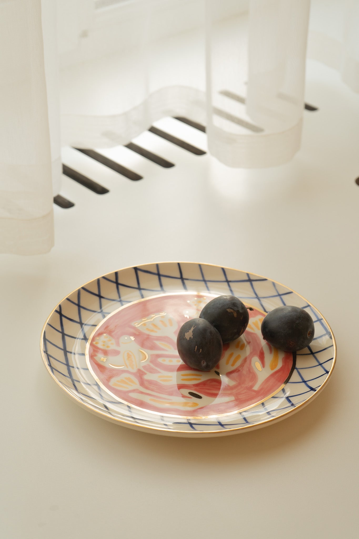 “Vytynanka” Plate with Birds