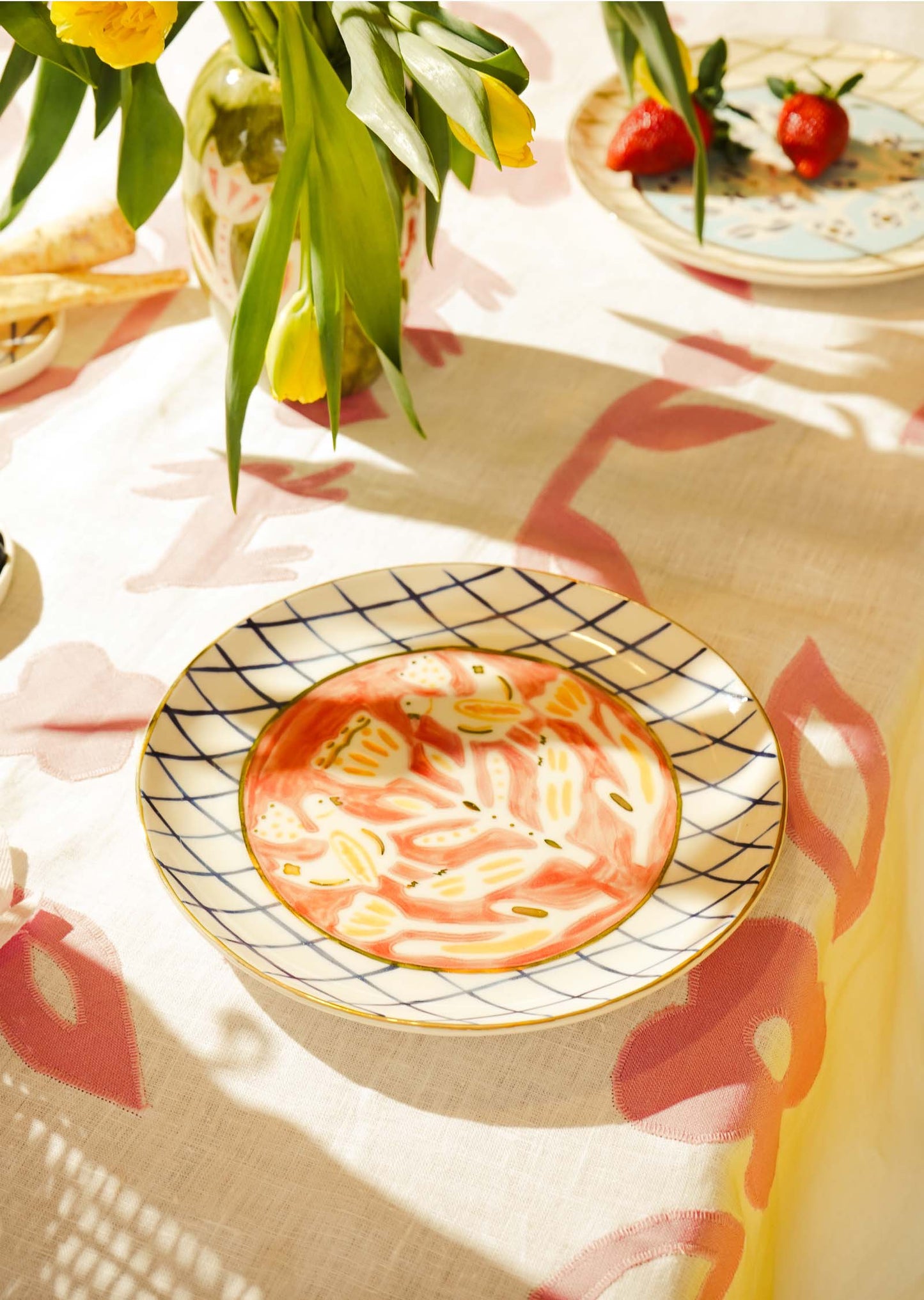“Vytynanka” Plate with Birds