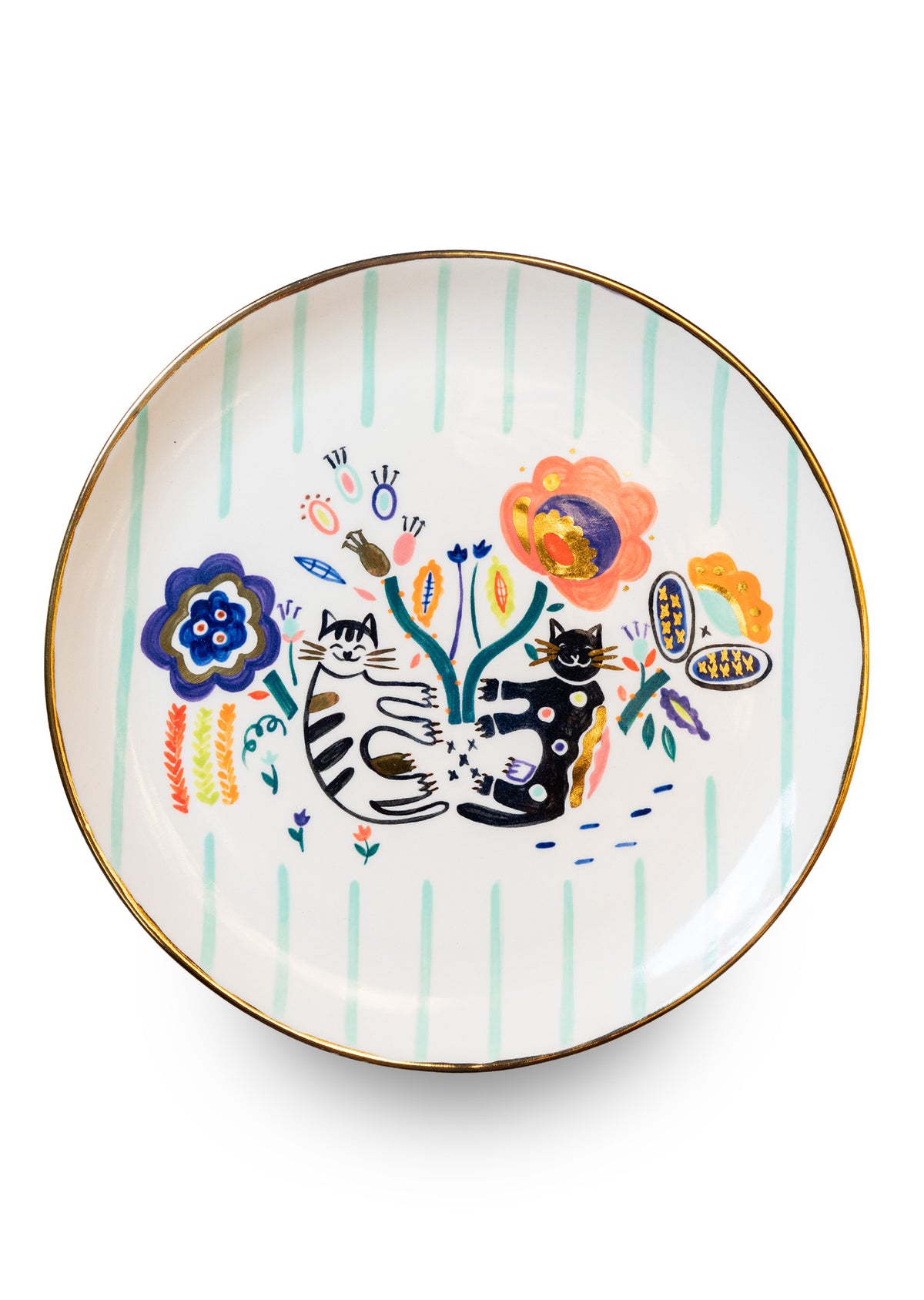 Plate with Cats