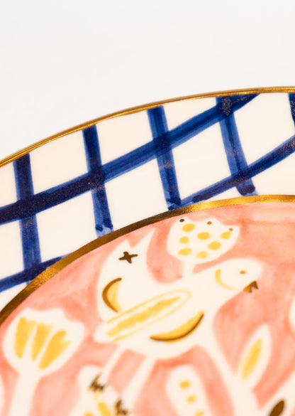 “Vytynanka” Plate with Birds