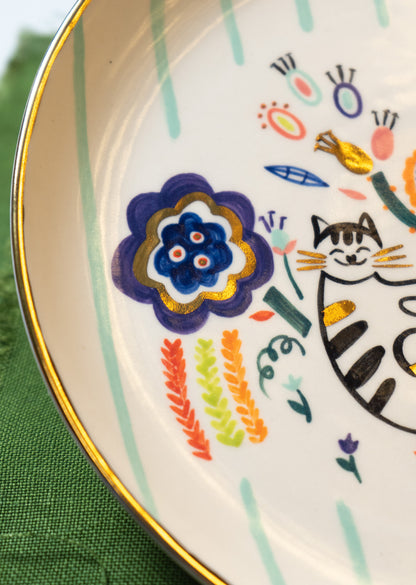 Plate with Cats