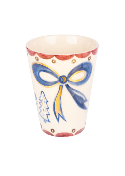 Кружка різдвяна з кониками