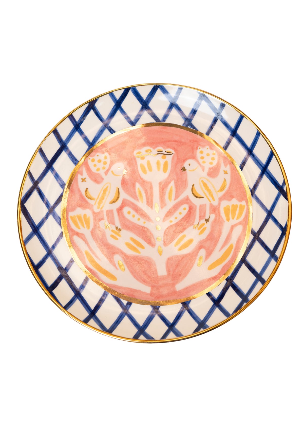 “Vytynanka” Plate with Birds