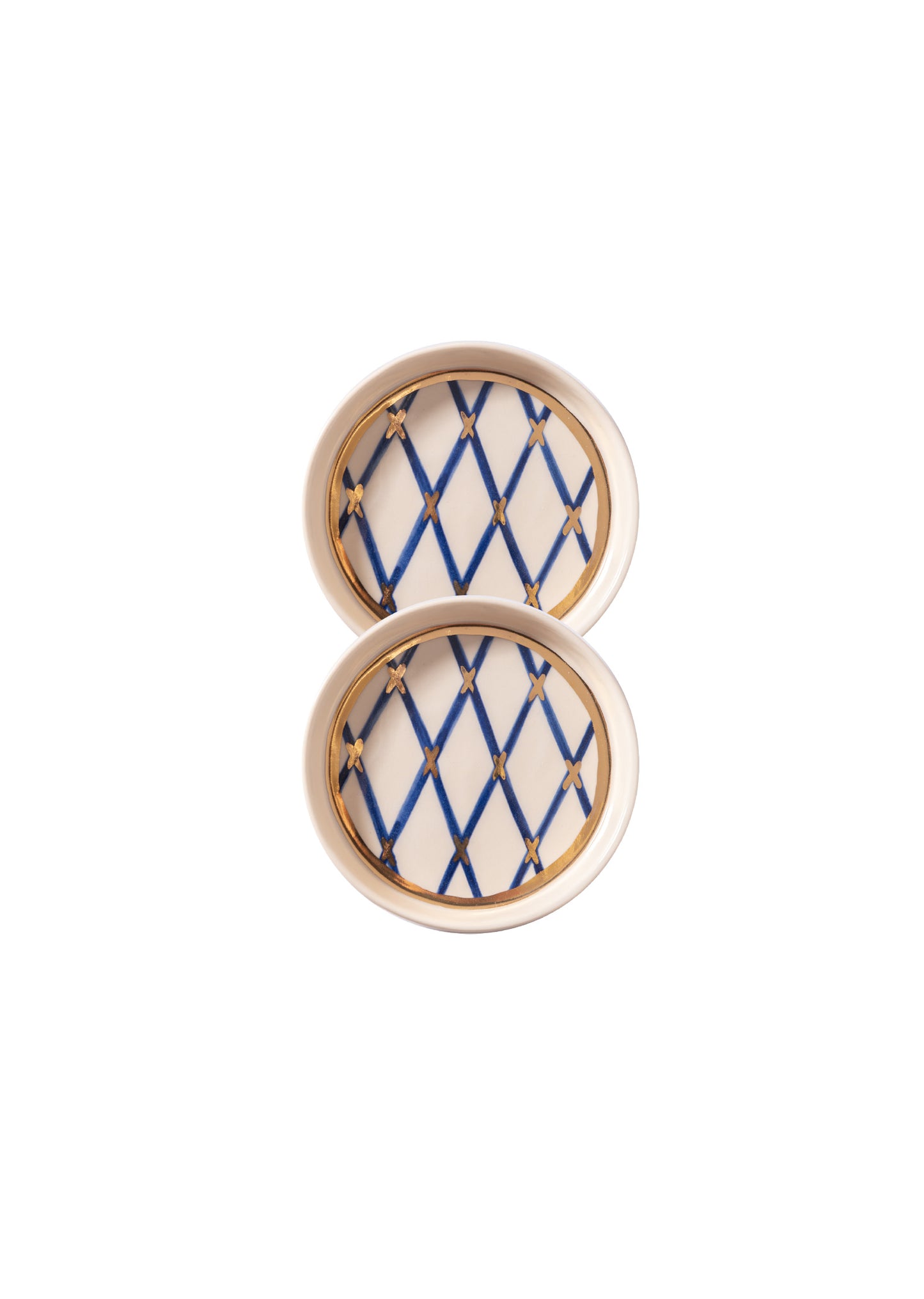 “Vytynanka” Plate Set with Stripes