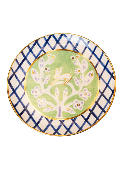 “Vytynanka” Plate with a Hare