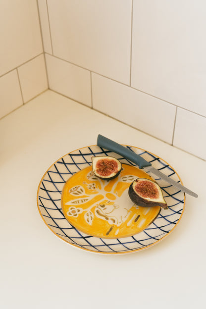 “Vytynanka” Plate with a Horse