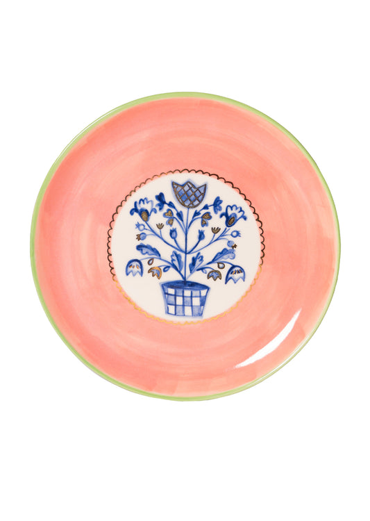 Тарілка "Дерево життя" рожева
