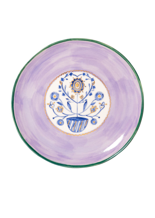 Тарілка "Дерево життя" лавандова