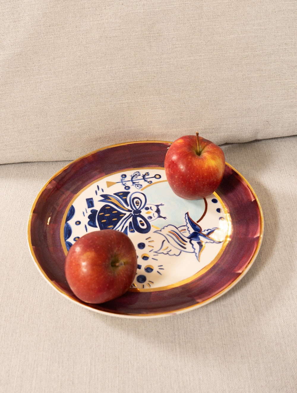 Різдвяна тарілка зі совою